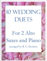 10 Wedding Duets for 2 Alto Sax and Piano P.O.D. cover